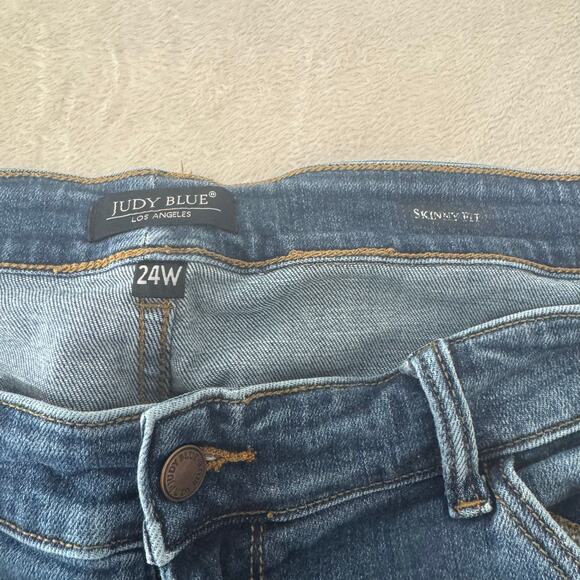 Judy Blue Women's Skinny Fit Denim Jeans‎ 24W Medium Wash Y2K Casual - Picture 3 of 10
